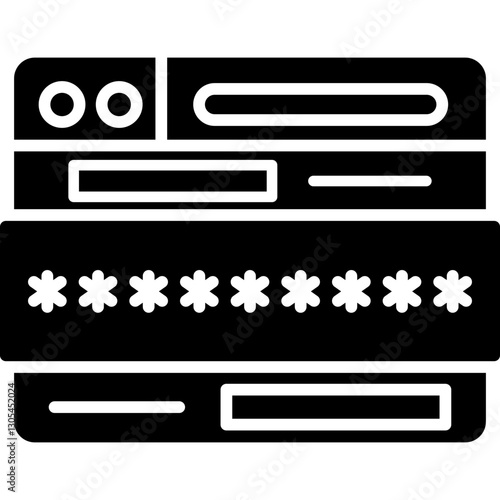 Password Icon Vector Element