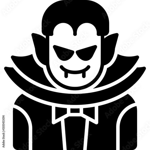 Dracula Costumes Icon Vector Element