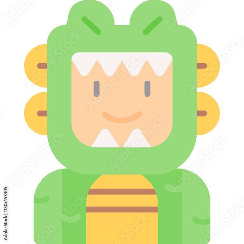 Dinosaur Costumes Icon Vector Element