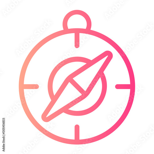 Free Download compass gradient icon - GFXLoad