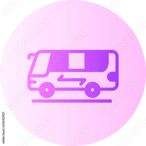 bus gradient icon