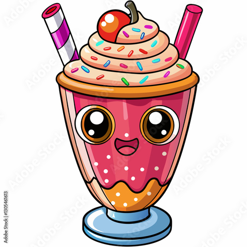 Cute milkshake