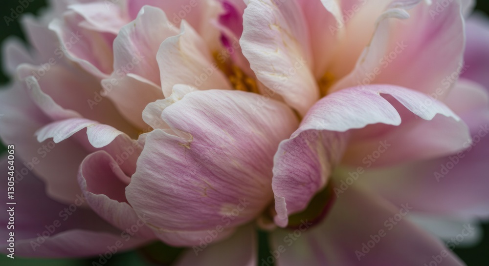 Close-up of Light Pink Peony Flower Showing Delicate Petal Texture Close-up of Light Pink Peony Flower Showing Delicate Petal Texture