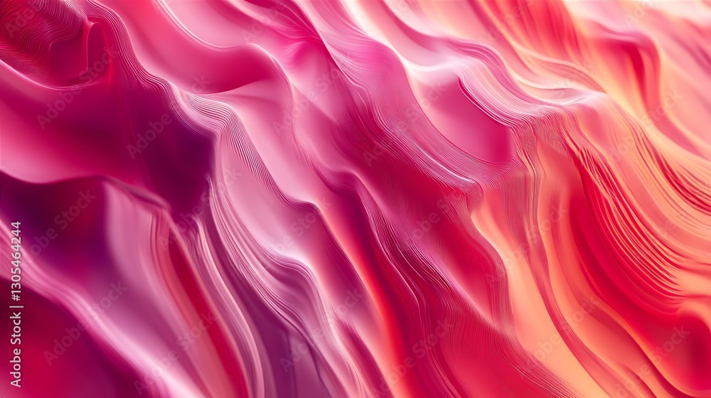 A Serene Abstract Wave Flows Gracefully in a Dreamlike Pink and Orange Hue of excellence in splendor A Serene Abstract Wave Flows Gracefully in a Dreamlike Pink and Orange Hue of excellence in splendor
