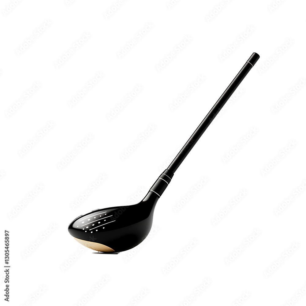 golf driver club 3D render golf driver club 3D render