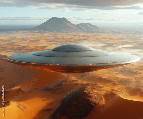 ufo in the desert