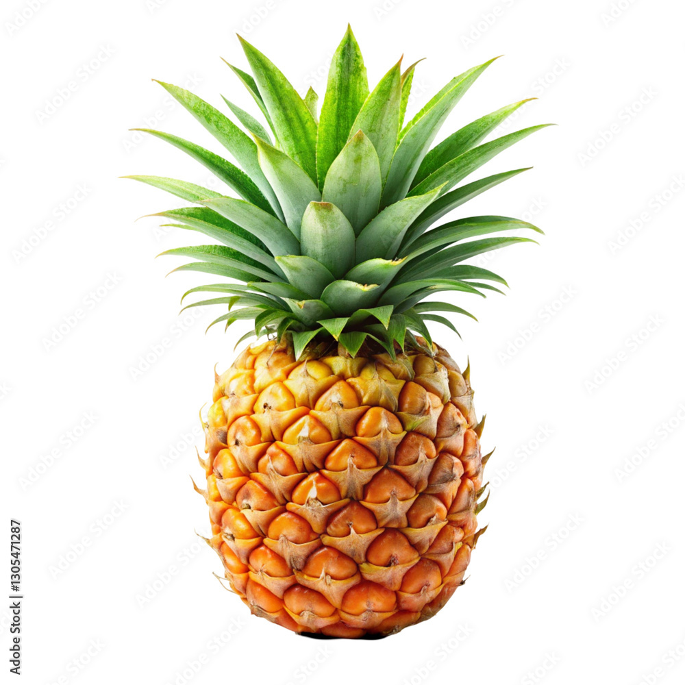 Fototapeta premium pineapple on white background