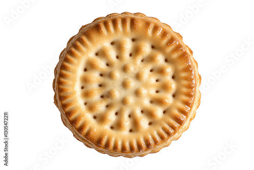 Savory Khari Treat Isolated on Transparent Background PNG Image.
