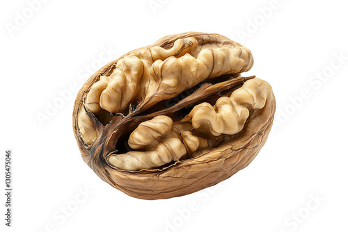 Healthy Nut Food Ingredient Isolated on Transparent Background PNG Image.