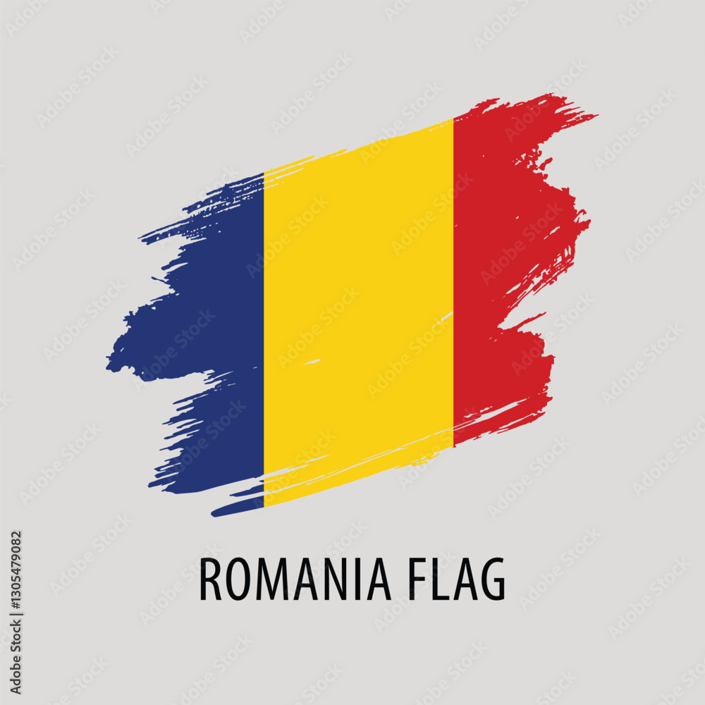 Obraz premium Romania Flag