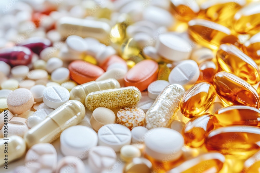 Colourful capsules, tablets and vitamins. Large planned pharmaceuticals. Approval for use in medical, pharmaceutical and biotech projects, pharmacies, medical clinics, food and beverage brands Colourful capsules, tablets and vitamins. Large planned pharmaceuticals. Approval for use in medical, pharmaceutical and biotech projects, pharmacies, medical clinics, food and beverage brands