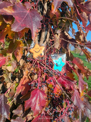gingerbreads on the leaves