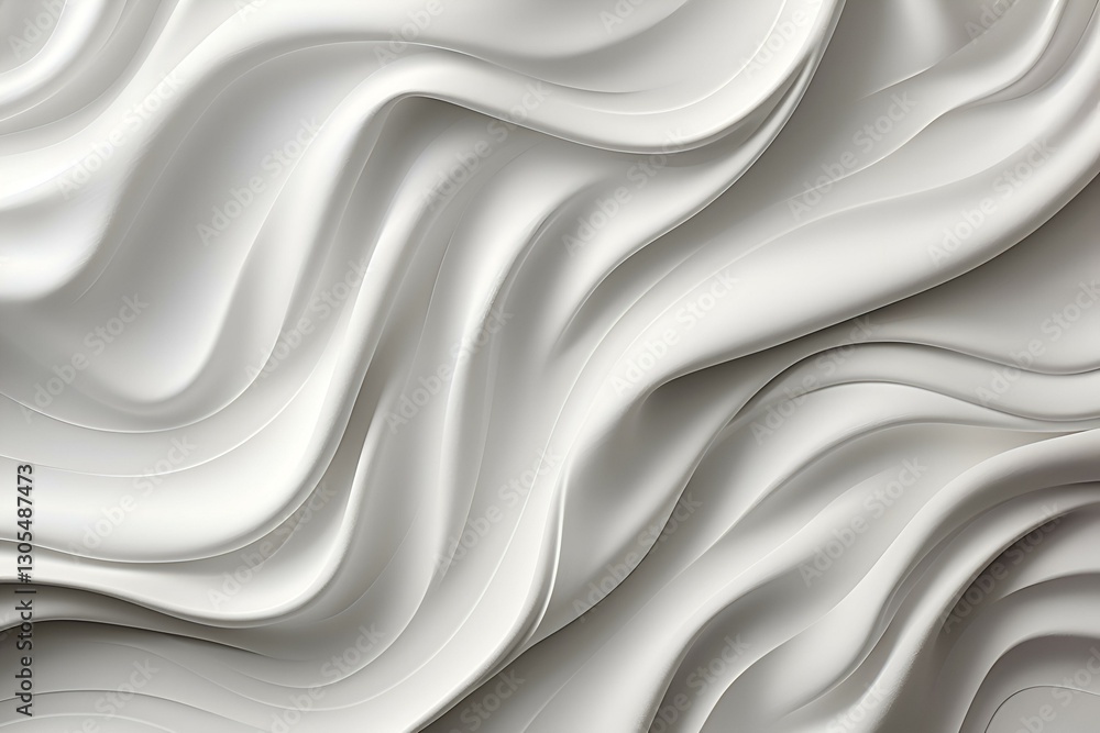 Abstract White Waves Elegant Seamless Pattern Background Texture Abstract White Waves Elegant Seamless Pattern Background Texture
