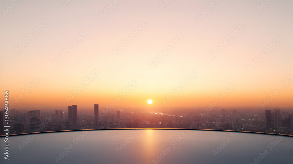 A breathtaking sunset view over a city skyline, with vibrant hues of orange and yellow reflecting off the water's surface, creating a serene and tranquil atmosphere. A breathtaking sunset view over a city skyline, with vibrant hues of orange and yellow reflecting off the water's surface, creating a serene and tranquil atmosphere.