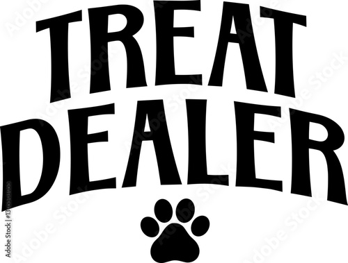 Treat dealer SVG, dog lover vector