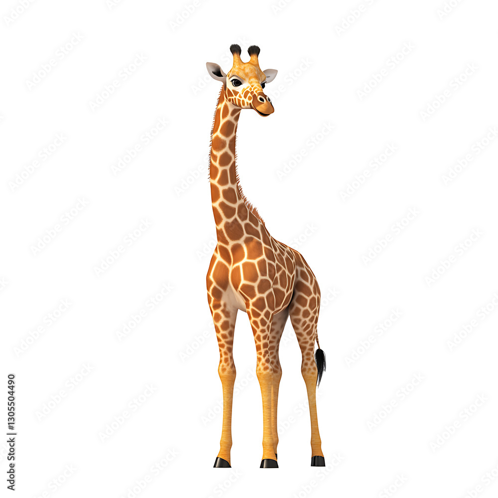 Obraz premium giraffe 3D render