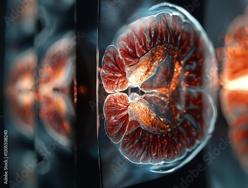 The brain's MRA and MRV findings show bilateral territorial muscle involvement in the parietal and lower hemispheric cortex and subcortex, as well as the cerebellum