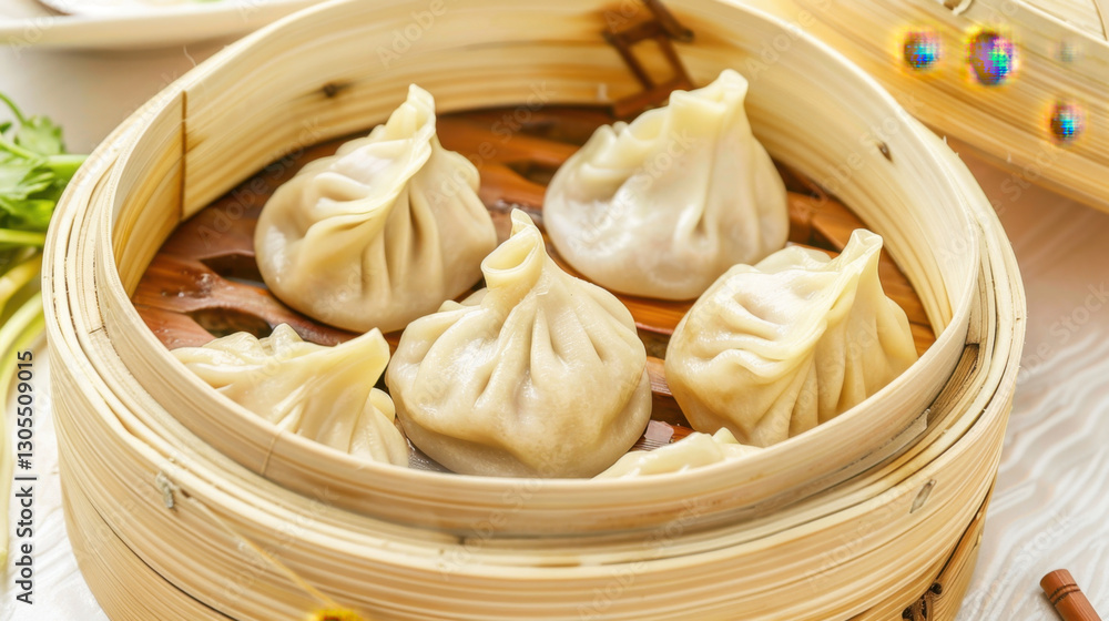 dumplings on white background dumplings on white background