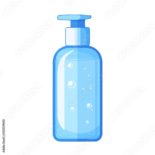 2D flat vector illustration skin toner icon isolated on a white background.

