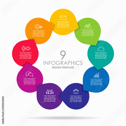 Infographic design template with place for your data. Vector illustration.