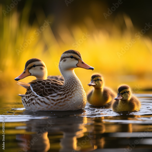 duck and ducklings