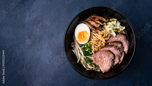 Thai pho bo soup with beef
