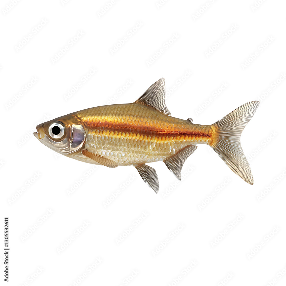tetra fish 3D render tetra fish 3D render