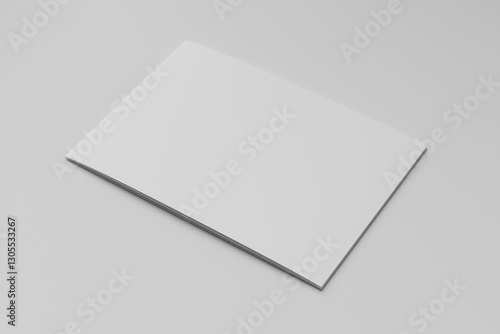 A4 Landscape Magazine Mockup