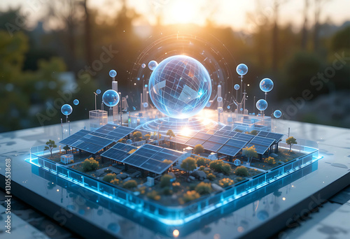 Future of Green Energy: Solar Power and Digital Grid | Sustainable Technology