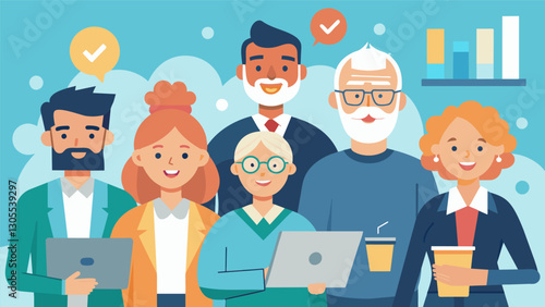With a wealth of experience and expertise baby boomer freelance consultants are able to offer businesses innovative solutions and fresh perspectives that drive creativity and. Vector illustration