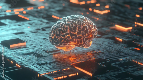 brain technology circuits artificial intelligence AI A.I. futuristic quantum computing