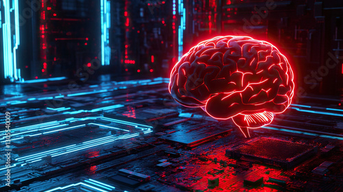 brain technology circuits artificial intelligence AI A.I. futuristic quantum computing