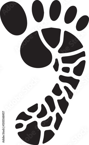 Baby footprints a symbol of new beginnings and innocent steps forward
