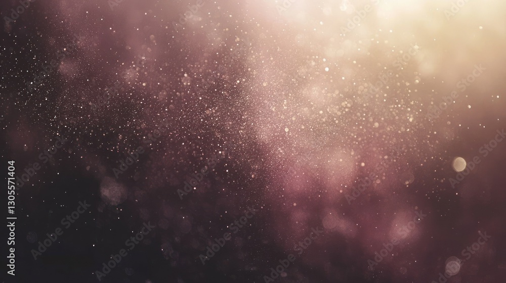 A dreamy abstract cosmic background with glowing particles and texture A dreamy abstract cosmic background with glowing particles and texture