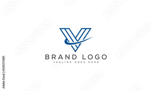 Free Download letter V logo design vector template design for brand. - GFXLoad