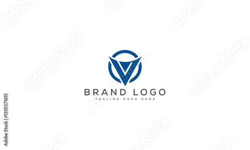 Free Download letter V logo design vector template design for brand. - GFXLoad