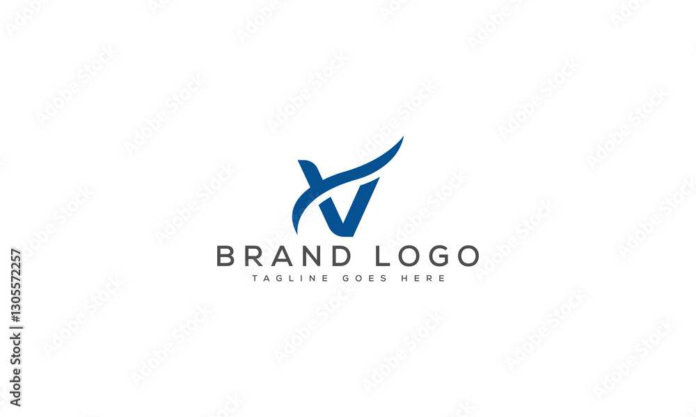 letter V logo design vector template design for brand. letter V logo design vector template design for brand.