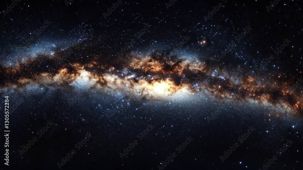 Obraz premium Cosmic Milky Way Galaxy