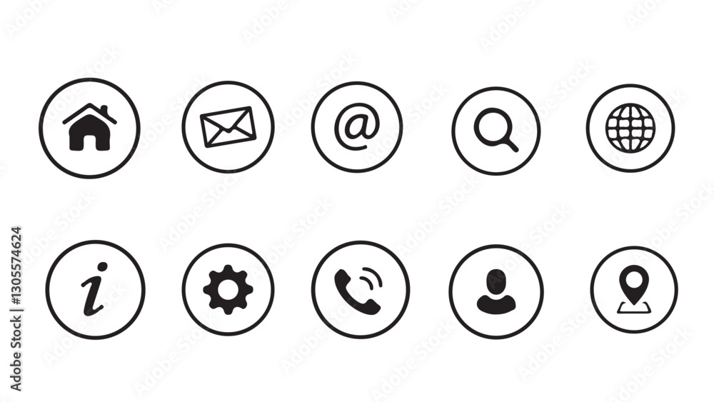 Web contact Symbol Web contact Symbol