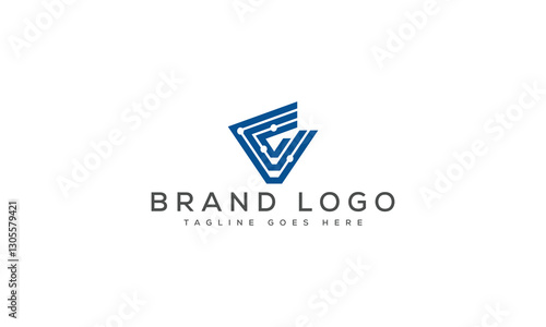 Free Download letter V logo design vector template design for brand. - GFXLoad
