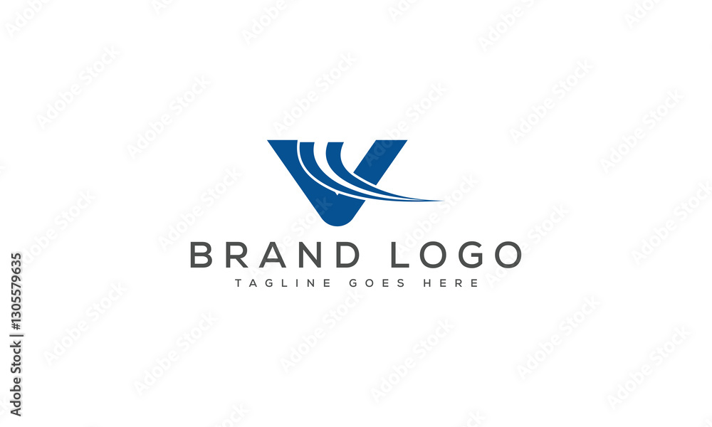 letter V logo design vector template design for brand. letter V logo design vector template design for brand.
