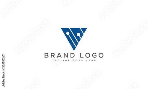 Free Download letter V logo design vector template design for brand. - GFXLoad