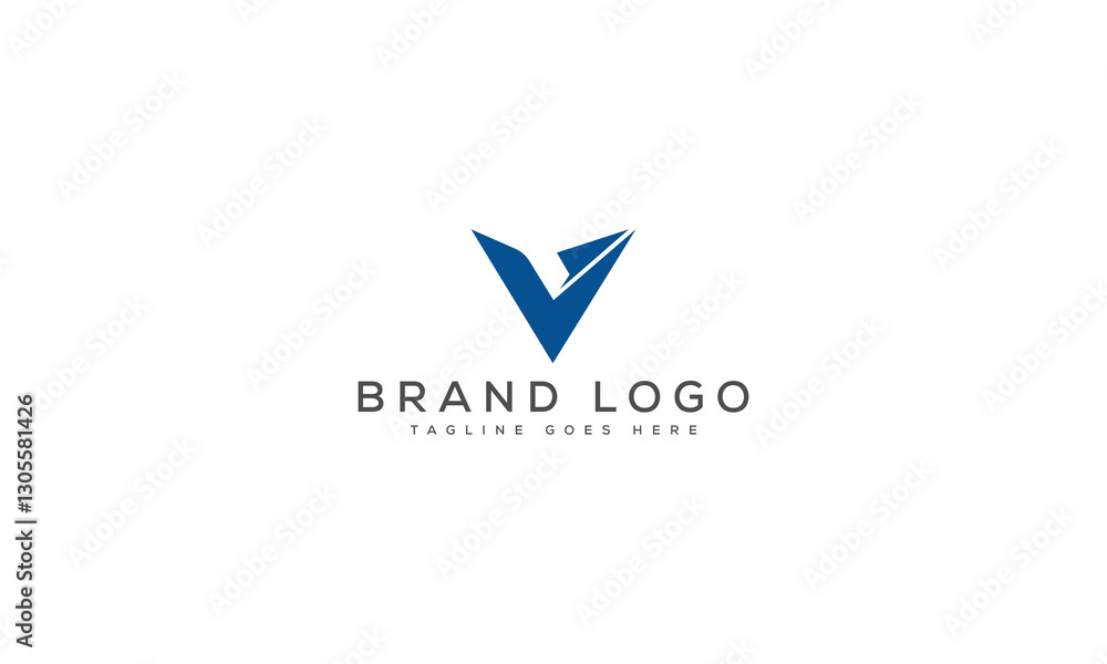 letter V logo design vector template design for brand. letter V logo design vector template design for brand.