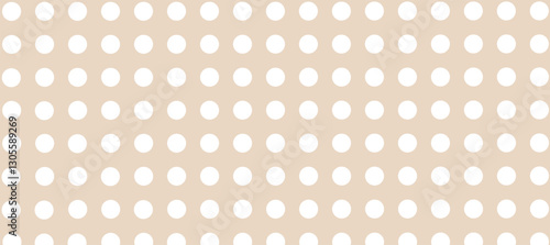 Beige abstract background with white dots