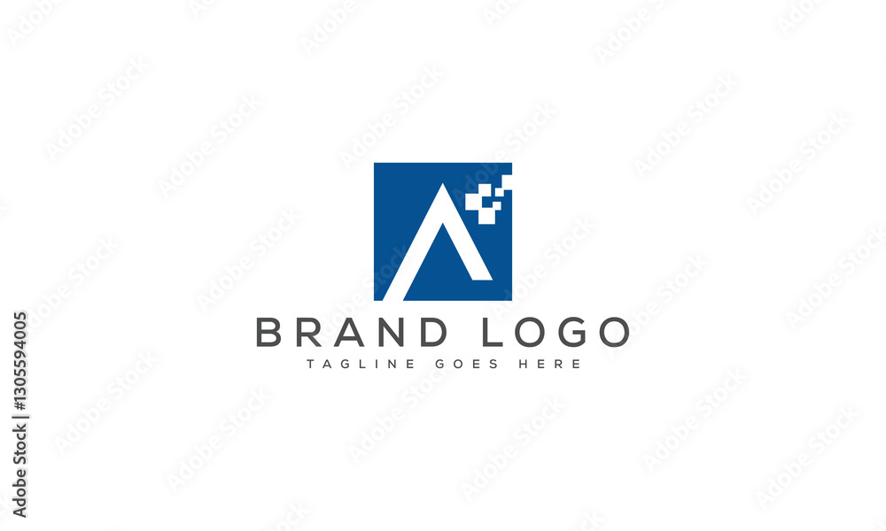 letter A logo design vector template design for brand. letter A logo design vector template design for brand.