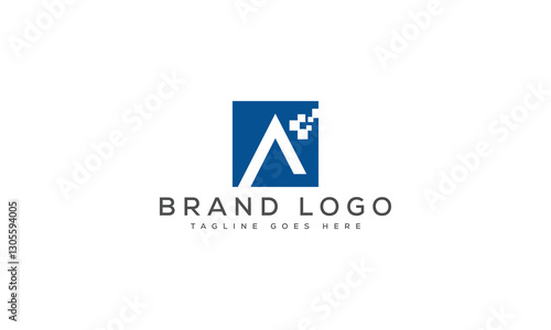 Free Download letter A logo design vector template design for brand. - GFXLoad