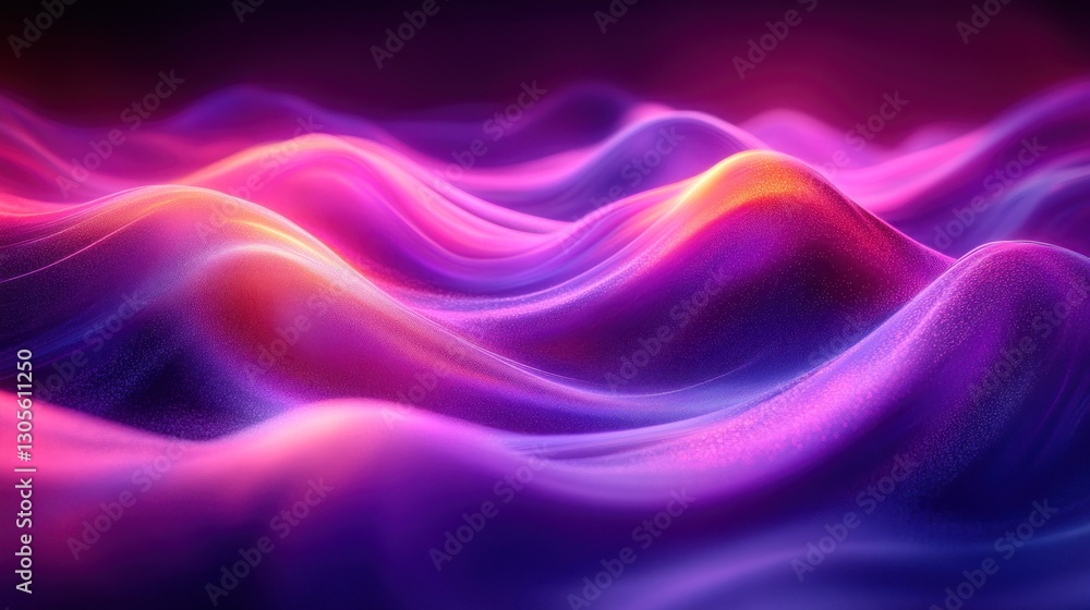 Fototapeta premium Colorful abstract wave background for digital art and design projects