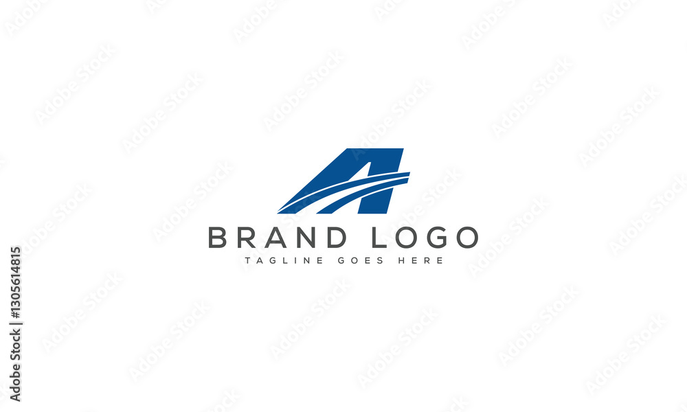 letter A logo design vector template design for brand. letter A logo design vector template design for brand.