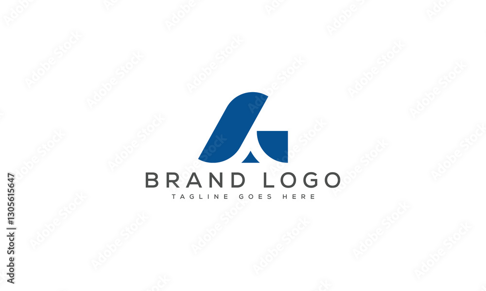 letter A logo design vector template design for brand. letter A logo design vector template design for brand.