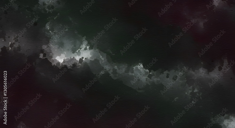 Fototapeta premium Abstract Dark Cloudy Sky Artwork with Light Streaks Illustration